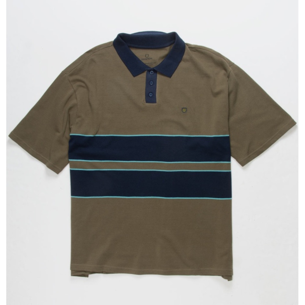 NWT - Brixton Shield Boxy Polo Shirt - Size Small